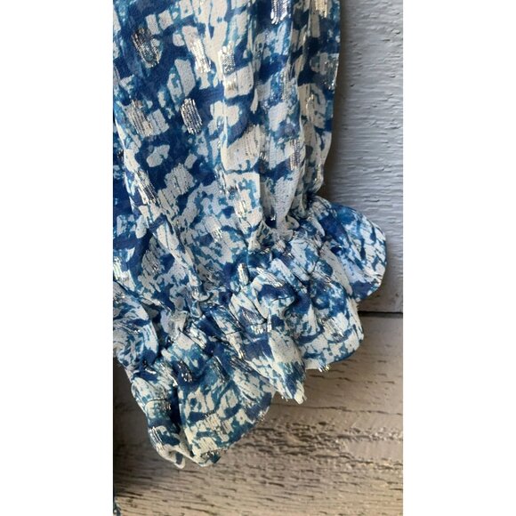 Isabel Marant Etoile Metallic Shimmer Off Shoulder Top S-1 - Picture 3 of 7